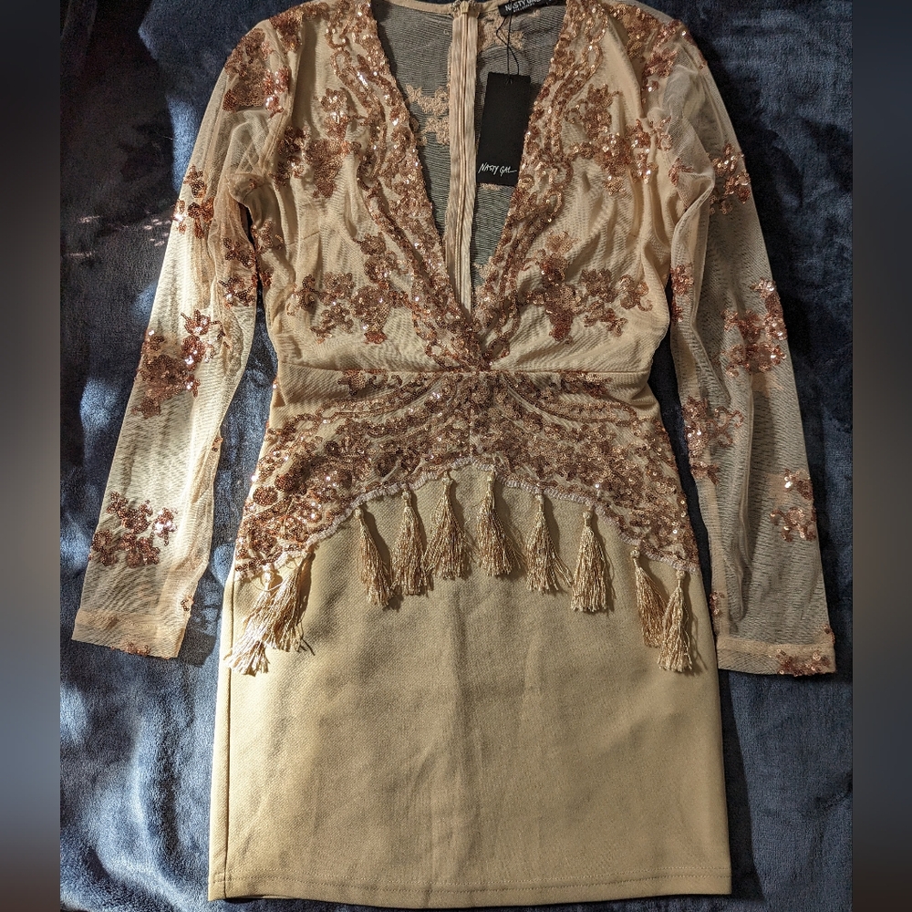 NWT Nasty Gal Sequin Dress